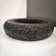 8,5"-os piros csíkos tömör gumi elektromos rollerhez - 8,5x2 (50-134)