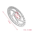 Féktárcsa - 140 mm - 6 pontos (FT07) - elektromos roller alkatrész
