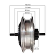 48V - 500W - Kukirin motor - Elektromos roller alkatrész