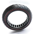8,5"-os piros pöttyös tömör gumi Xiaomi elektromos rollerhez - 8,5x2