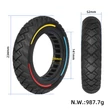 Ulip 10"-os tömör gumi - színes csíkkal - elektromos rollerhez 10x2,125 (belső szélesség 36 mm)