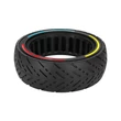 8.5x2.5  tömör gumi elektromos rollerhez - színes csíkkal - 8,5"