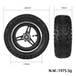 Elektromos roller külső gumi - tubeless - 100/65-6.5