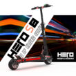 Hero S8 - 800W - 13Ah - Víz és porálló elektromos roller széles, tömör gumikkal
