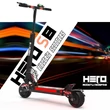 Hero S8 - 800W - 13Ah - Víz és porálló elektromos roller széles, tömör gumikkal