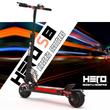 Hero S8 - 800W - 13Ah - Víz és porálló elektromos roller széles, tömör gumikkal