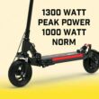 Hero S10 - elektromos roller - 52V - 1000W - 18Ah