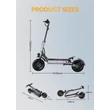 Whoosh T90 elektromos roller - 60V - 2x2100W - 31,2Ah