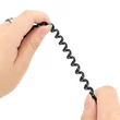 Vezetékvédő tekercs 6 mm széles - 1 m hosszú - Fekete
