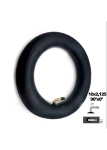 Elektromos roller alkatrész - 10 colos belső gumi - 0°-os szeleppel - Elektromos roller belső gumi - 10X2,125
