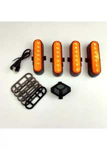 Vezeték nélküli LED-es lámpa irányjelző  funkcióval - Index - Elektromos roller kiegészítő