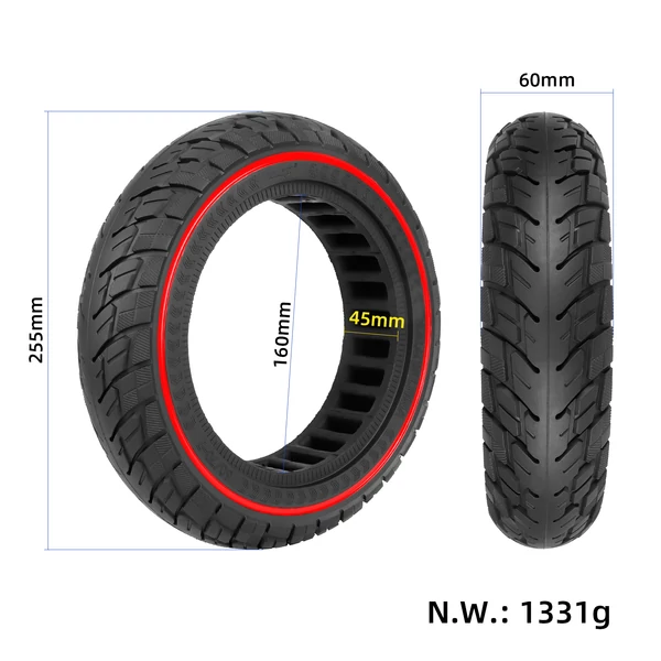 60/70-7.0 Tömör gumi Xiaomi 4 Pro  elektromos rollerhez  60/70-7.0 Tömör gumi Xiaomi 4 Pro  elektromos rollerhez