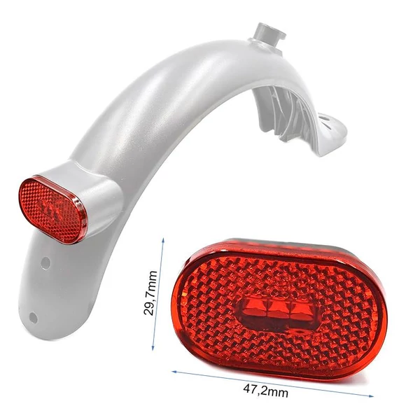 Xiaomi Pro 2 - Elektromos roller - Alkatrész - Hátsó lámpa, Féklámpa