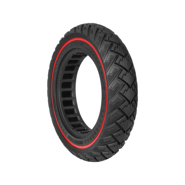 Ulip 10&quot;-os tömör gumi - piros csíkkal - elektromos rollerhez 10x2,125 