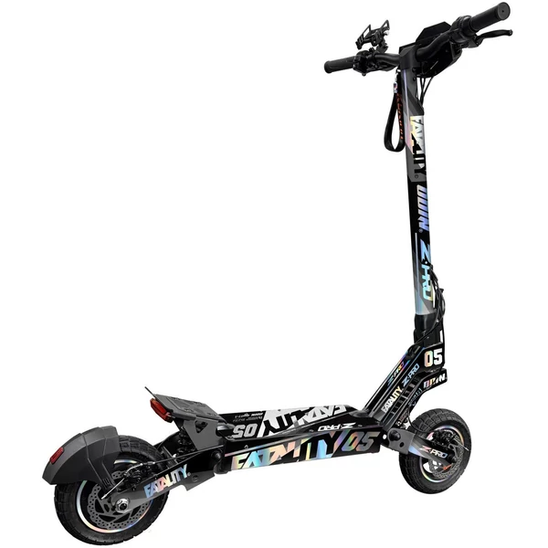 Kukirin G2 prémium matrica  Fatality Silver Holograpich